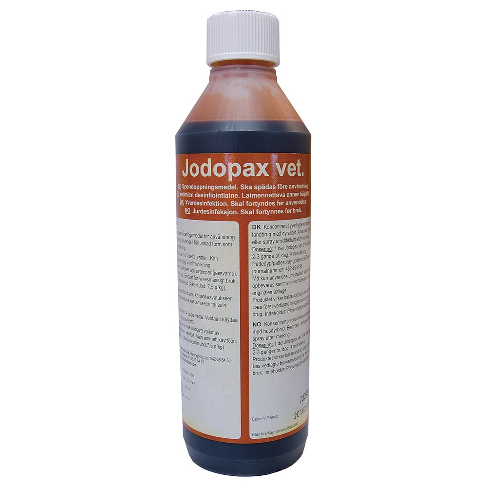 Jodopax vet koncentrerad 500 ml