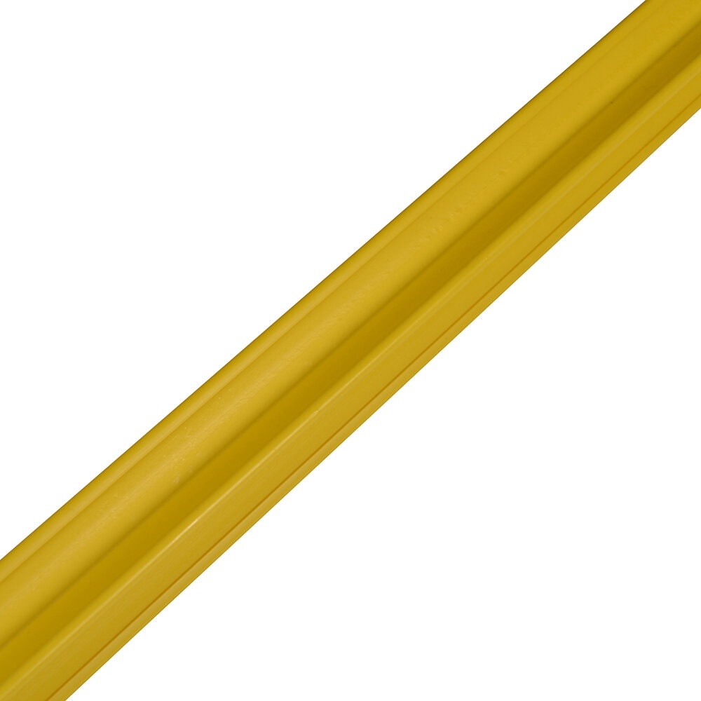 Stjärnprofilstolpe gul 75 cm utan stans