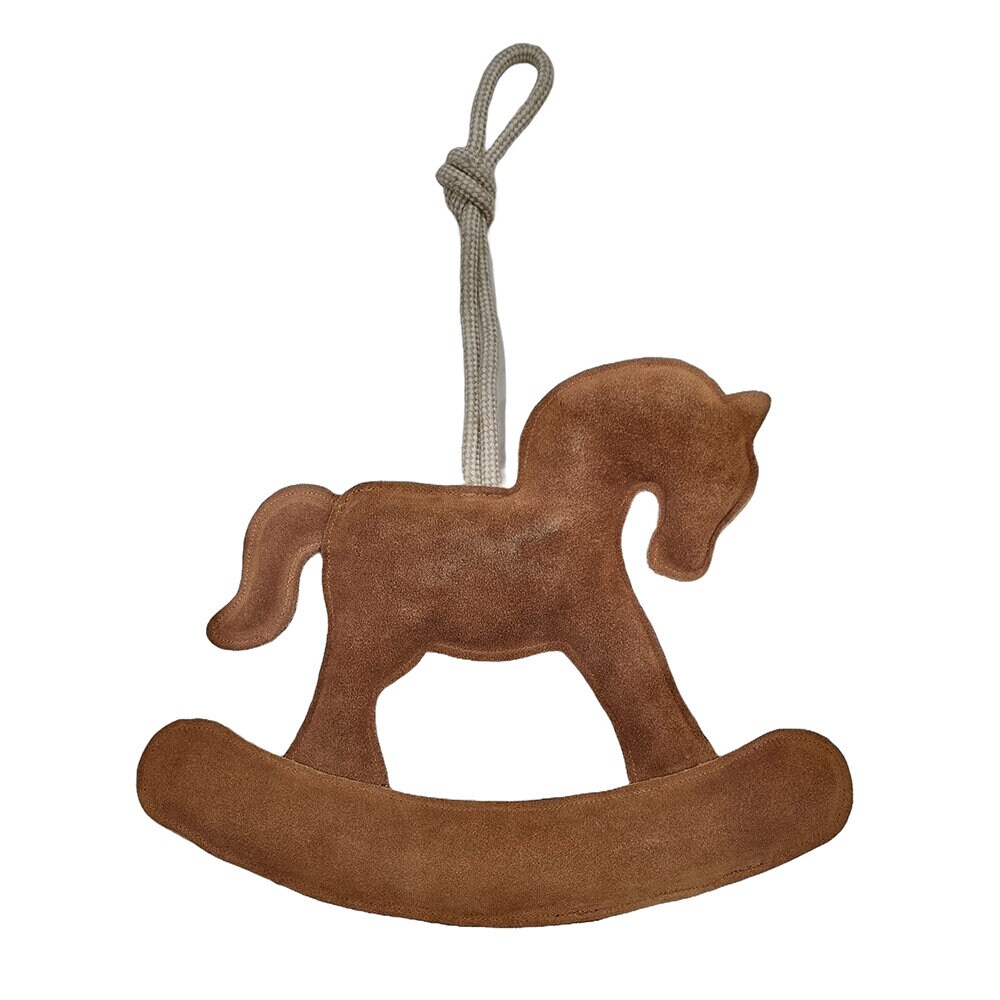 Brun Hästleksak Pepparkakshäst i Mocka