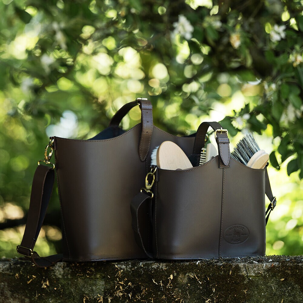 Groomingbag läder