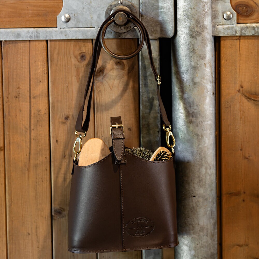 Groomingbag läder