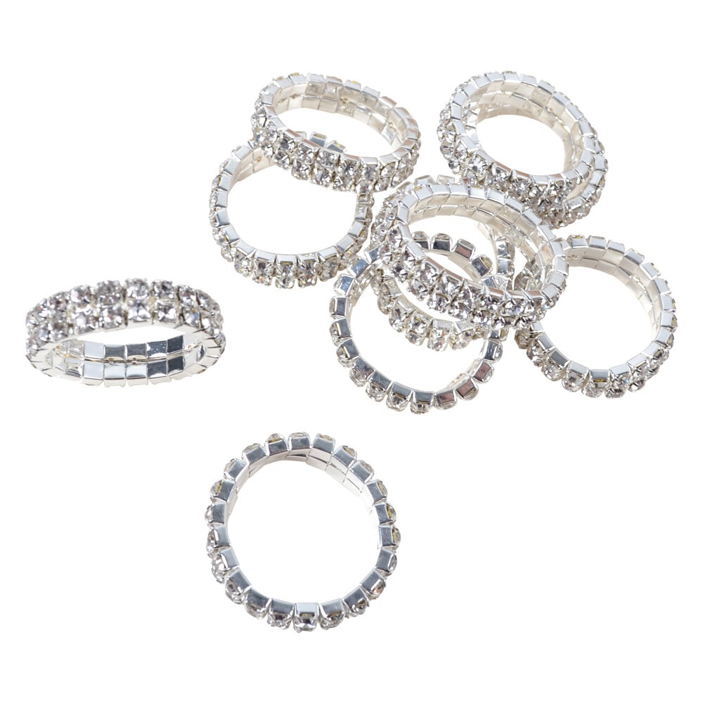 Flätningsband Crystal 10-pack