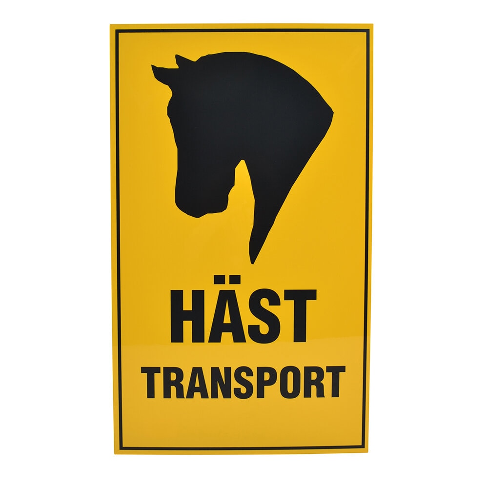 Hästtransportskylt