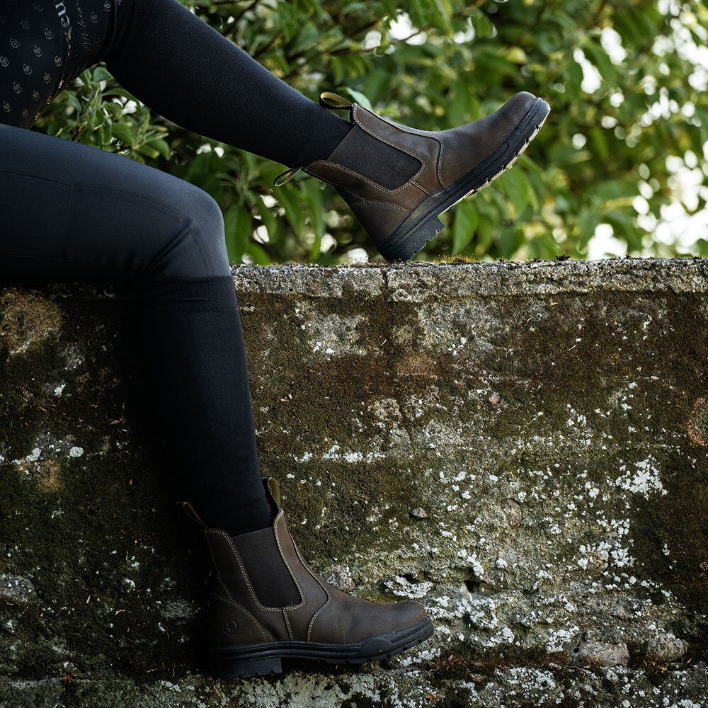Jodhpurs Läder med stålhätta brun